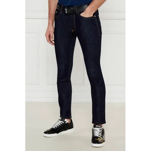 Jeansy męskie Versace Jeans z elastanu na wiosnę 