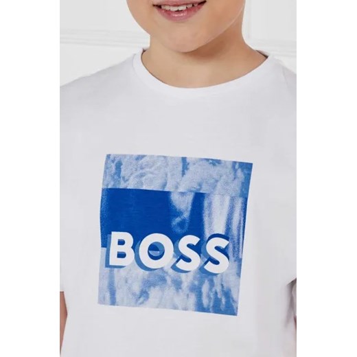 T-shirt chłopięce Boss Kidswear 