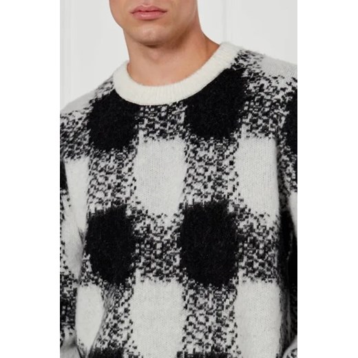 HUGO Sweter Shequer | Oversize fit | z dodatkiem wełny XL promocja Gomez Fashion Store