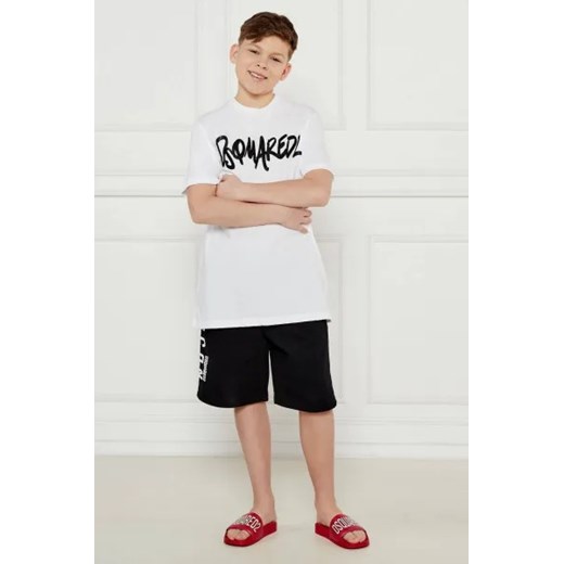 Dsquared2 T-shirt | Regular Fit Dsquared2 156 wyprzedaż Gomez Fashion Store