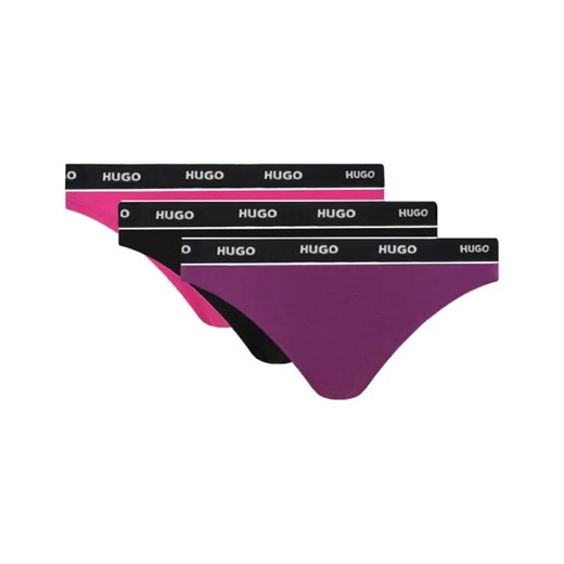 Hugo Bodywear Stringi 3-pack ze sklepu Gomez Fashion Store w kategorii Majtki damskie - zdjęcie 184503040