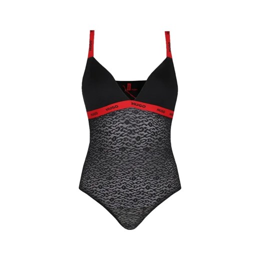 Hugo Bodywear Koronkowe body | Slim Fit ze sklepu Gomez Fashion Store w kategorii Body damskie - zdjęcie 184503080