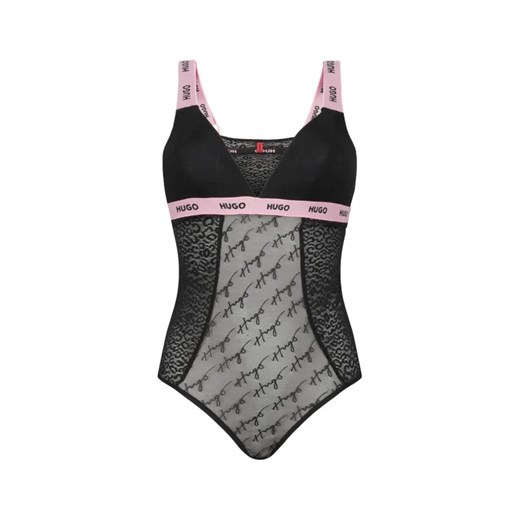 Hugo Bodywear Koronkowe body | Slim Fit ze sklepu Gomez Fashion Store w kategorii Body damskie - zdjęcie 184503110