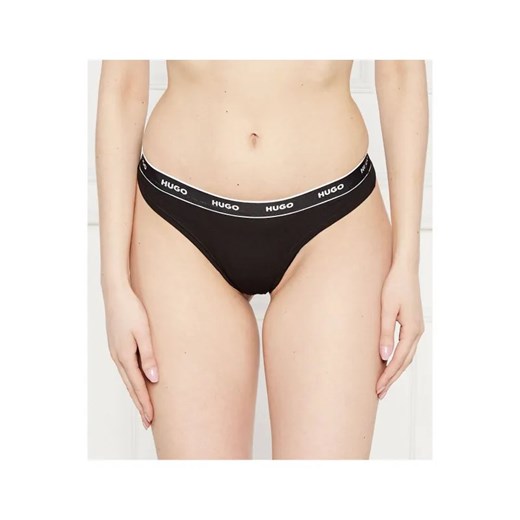 Hugo Bodywear Stringi THONG ze sklepu Gomez Fashion Store w kategorii Majtki damskie - zdjęcie 184503140