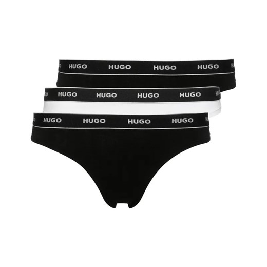 Hugo Bodywear Stringi 3-pack ze sklepu Gomez Fashion Store w kategorii Majtki damskie - zdjęcie 184503192