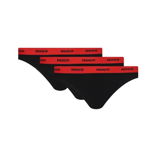 Hugo Bodywear Stringi 3-pack ze sklepu Gomez Fashion Store w kategorii Majtki damskie - zdjęcie 184503261