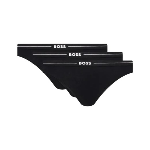 BOSS BLACK Stringi 3-pack 3P THONG ze sklepu Gomez Fashion Store w kategorii Majtki damskie - zdjęcie 184503281