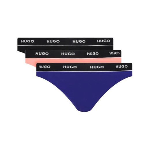 Hugo Bodywear Stringi 3-pack ze sklepu Gomez Fashion Store w kategorii Majtki damskie - zdjęcie 184503354