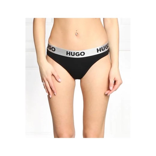 Hugo Bodywear Stringi SPORTY LOGO ze sklepu Gomez Fashion Store w kategorii Majtki damskie - zdjęcie 184503501