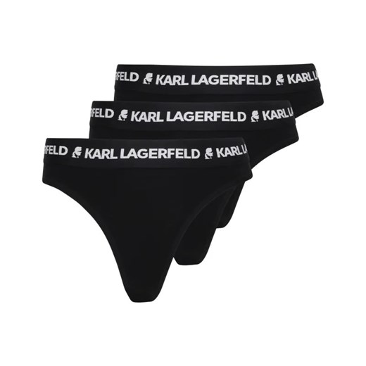 Karl Lagerfeld Stringi 3-pack ze sklepu Gomez Fashion Store w kategorii Majtki damskie - zdjęcie 184503584
