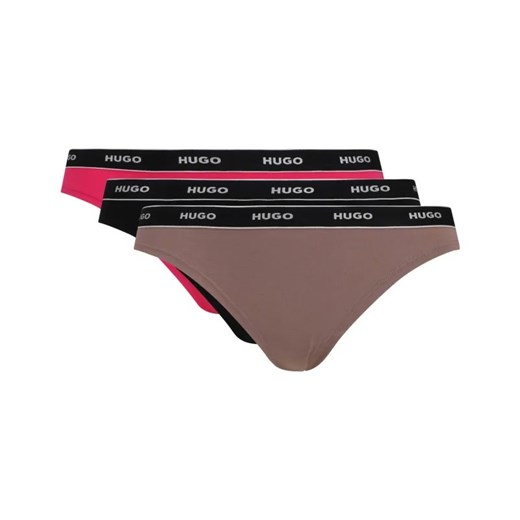 Hugo Bodywear Stringi 3-pack ze sklepu Gomez Fashion Store w kategorii Majtki damskie - zdjęcie 184503610