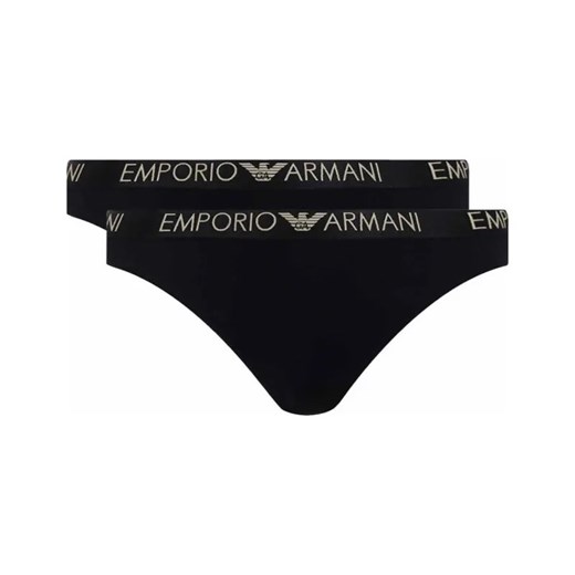 Emporio Armani Stringi 2-pack ze sklepu Gomez Fashion Store w kategorii Majtki damskie - zdjęcie 184503614
