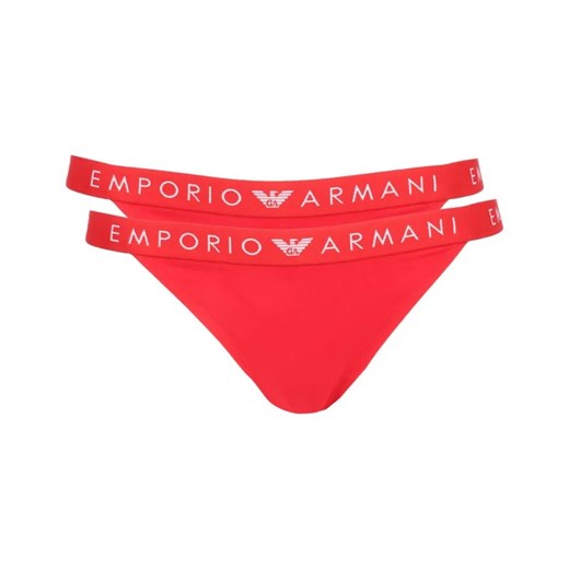 Emporio Armani Stringi 2-pack ze sklepu Gomez Fashion Store w kategorii Majtki damskie - zdjęcie 184503654