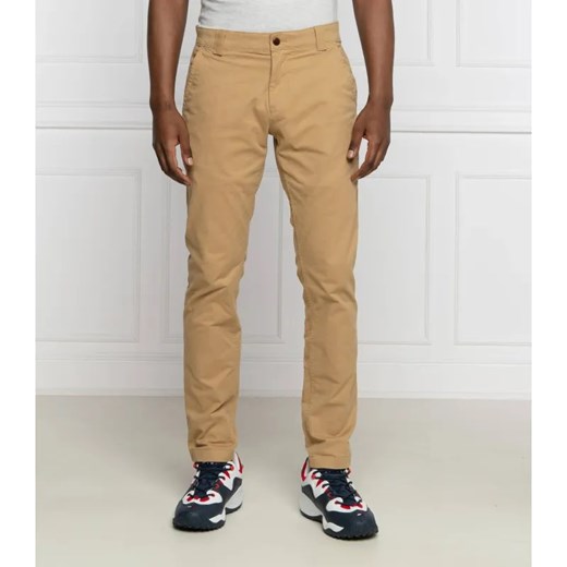 Tommy Jeans Spodnie chino Scanton | Slim Fit ze sklepu Gomez Fashion Store w kategorii Spodnie męskie - zdjęcie 184504151