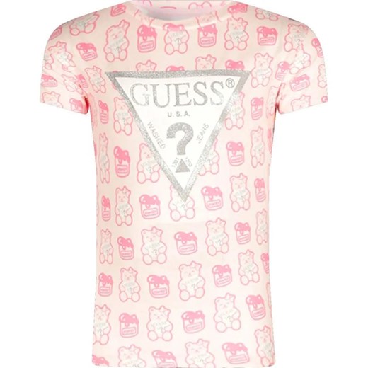 Guess T-shirt | Regular Fit ze sklepu Gomez Fashion Store w kategorii Bluzki dziewczęce - zdjęcie 184504180