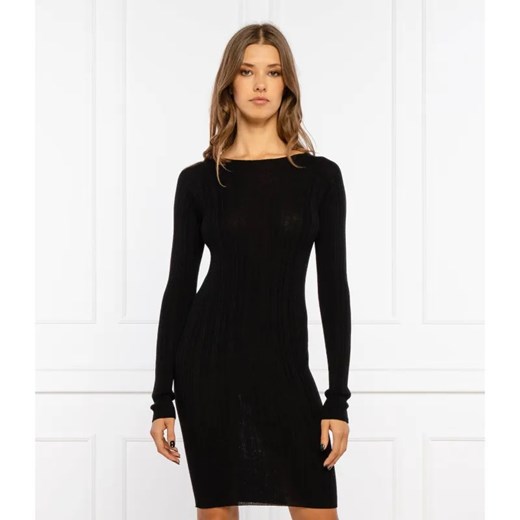DONDUP - made in Italy Wełniana sukienka NEW ROYAL ze sklepu Gomez Fashion Store w kategorii Sukienki - zdjęcie 184504332