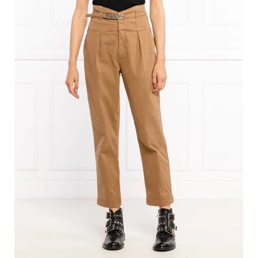 Pinko Spodnie ARIEL | Regular Fit ze sklepu Gomez Fashion Store w kategorii Spodnie damskie - zdjęcie 184504482