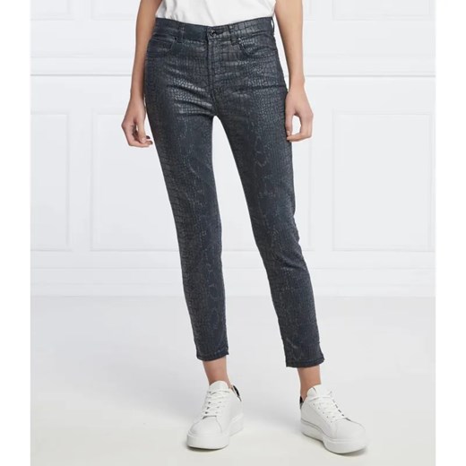 HUGO Spodnie Charlie | Cropped Fit | mid rise ze sklepu Gomez Fashion Store w kategorii Spodnie damskie - zdjęcie 184504523