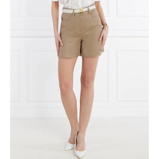 Marella SPORT Szorty EGADI | Straight fit | z dodatkiem lnu ze sklepu Gomez Fashion Store w kategorii Szorty - zdjęcie 184504534