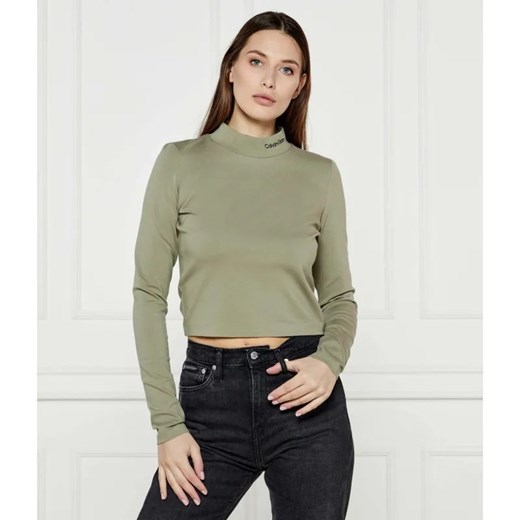 Calvin Klein Jeans Półgolf | Cropped Fit ze sklepu Gomez Fashion Store w kategorii Bluzki damskie - zdjęcie 184504674