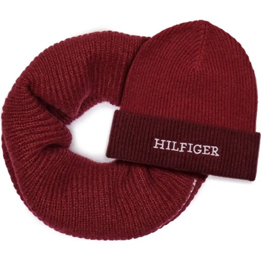 Tommy Hilfiger Komin + czapka | z dodatkiem wełny ze sklepu Gomez Fashion Store w kategorii Czapki dziecięce - zdjęcie 184504700