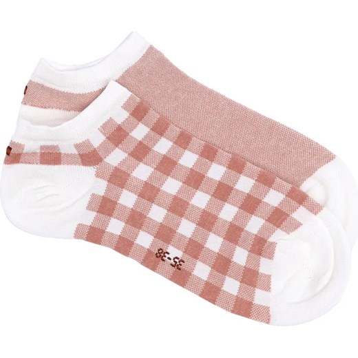 Tommy Hilfiger Skarpety 2-pack BIRDSEYE GINGHAM Tommy Hilfiger 35/38 promocyjna cena Gomez Fashion Store
