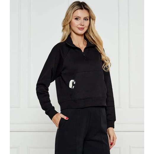 Karl Lagerfeld Bluza IKON PEAK-A-BOO | Relaxed fit ze sklepu Gomez Fashion Store w kategorii Bluzy damskie - zdjęcie 184504874
