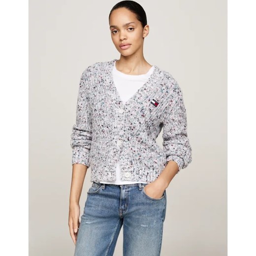Tommy Jeans Kardigan | Relaxed fit | z dodatkiem wełny ze sklepu Gomez Fashion Store w kategorii Swetry damskie - zdjęcie 184504934