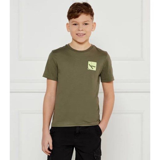 Calvin Klein Jeans T-shirt | Regular Fit ze sklepu Gomez Fashion Store w kategorii T-shirty chłopięce - zdjęcie 184504941