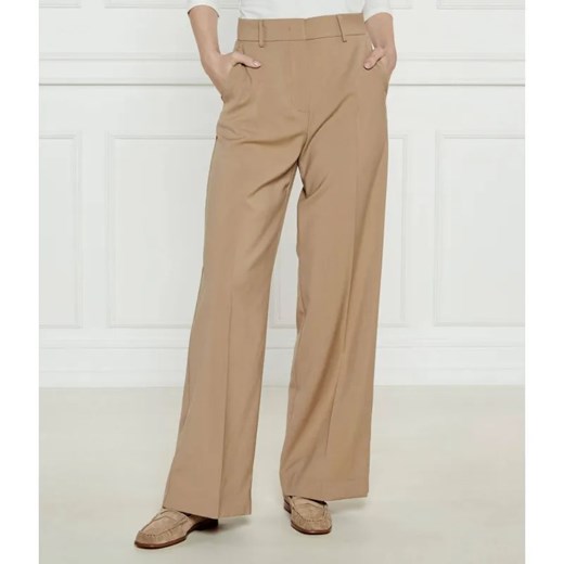 Weekend MaxMara Wełniane spodnie VISIVO | flare fit ze sklepu Gomez Fashion Store w kategorii Spodnie damskie - zdjęcie 184504961