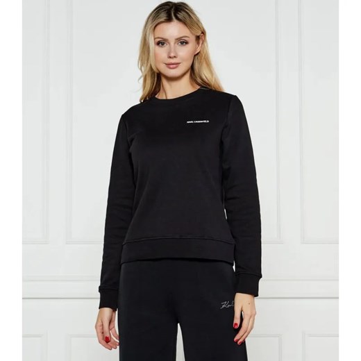 Karl Lagerfeld Bluza ESSENTIAL | Regular Fit ze sklepu Gomez Fashion Store w kategorii Bluzy damskie - zdjęcie 184504973