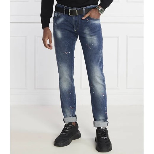 Philipp Plein Jeansy Trousers | Straight fit | denim ze sklepu Gomez Fashion Store w kategorii Jeansy męskie - zdjęcie 184505020