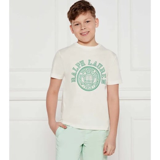 POLO RALPH LAUREN T-shirt | Regular Fit ze sklepu Gomez Fashion Store w kategorii T-shirty chłopięce - zdjęcie 184505054