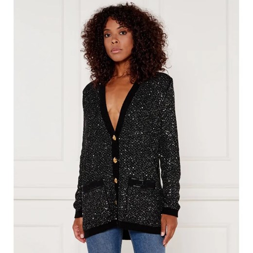 Elisabetta Franchi Kardigan | Regular Fit | z dodatkiem wełny ze sklepu Gomez Fashion Store w kategorii Swetry damskie - zdjęcie 184505103