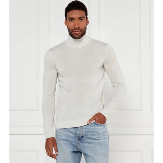 HUGO Wełniany golf San Thomas | Regular Fit ze sklepu Gomez Fashion Store w kategorii Swetry męskie - zdjęcie 184505162
