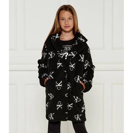 Calvin Klein Jeans Płaszcz TEDDY ze sklepu Gomez Fashion Store w kategorii Płaszcze dziewczęce - zdjęcie 184505163