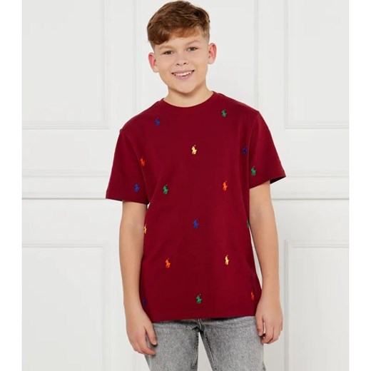 POLO RALPH LAUREN T-shirt | Regular Fit ze sklepu Gomez Fashion Store w kategorii T-shirty chłopięce - zdjęcie 184505261