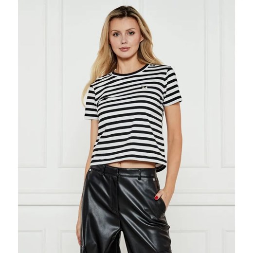 Karl Lagerfeld T-shirt IKON | Regular Fit ze sklepu Gomez Fashion Store w kategorii Bluzki damskie - zdjęcie 184505262
