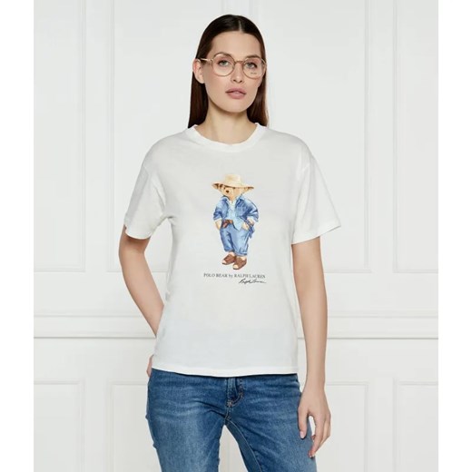 POLO RALPH LAUREN T-shirt | Regular Fit ze sklepu Gomez Fashion Store w kategorii Bluzki damskie - zdjęcie 184505334