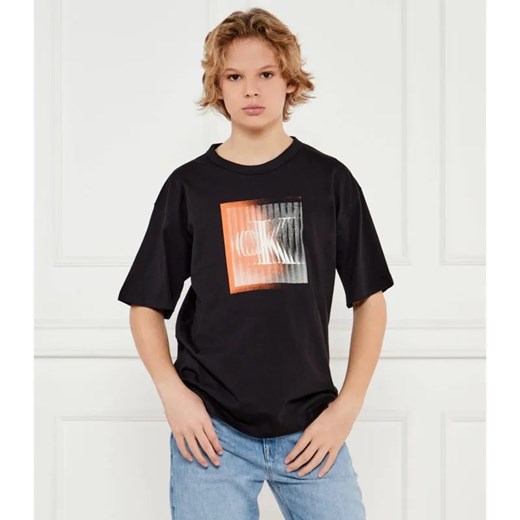 Calvin Klein Jeans T-shirt | Regular Fit ze sklepu Gomez Fashion Store w kategorii T-shirty chłopięce - zdjęcie 184505373