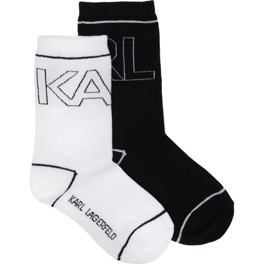 Karl Lagerfeld Kids Skarpety 2-pack ze sklepu Gomez Fashion Store w kategorii Skarpetki dziecięce - zdjęcie 184505440