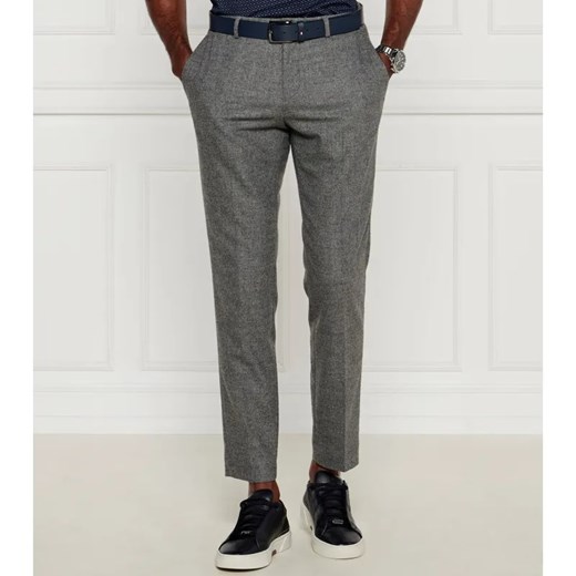 BOSS BLACK Spodnie | Slim Fit | z dodatkiem wełny ze sklepu Gomez Fashion Store w kategorii Spodnie męskie - zdjęcie 184505451