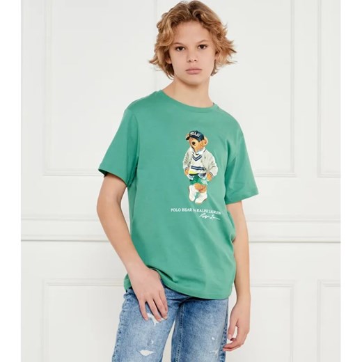 POLO RALPH LAUREN T-shirt | Regular Fit ze sklepu Gomez Fashion Store w kategorii T-shirty chłopięce - zdjęcie 184505462