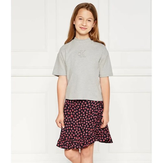 Calvin Klein Jeans T-shirt | Regular Fit ze sklepu Gomez Fashion Store w kategorii Bluzki dziewczęce - zdjęcie 184505512