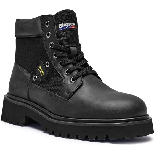 BLAUER Skórzane trapery BUXTON03 ze sklepu Gomez Fashion Store w kategorii Buty zimowe męskie - zdjęcie 184505522