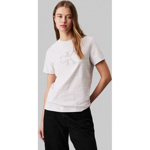 Calvin Klein Jeans T-shirt | Regular Fit ze sklepu Gomez Fashion Store w kategorii Bluzki damskie - zdjęcie 184505533