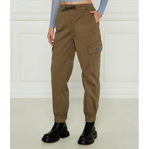 Hugo Blue Spodnie cargo | Relaxed fit ze sklepu Gomez Fashion Store w kategorii Spodnie damskie - zdjęcie 184505590