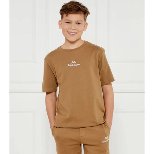 POLO RALPH LAUREN T-shirt | Regular Fit ze sklepu Gomez Fashion Store w kategorii T-shirty chłopięce - zdjęcie 184505680