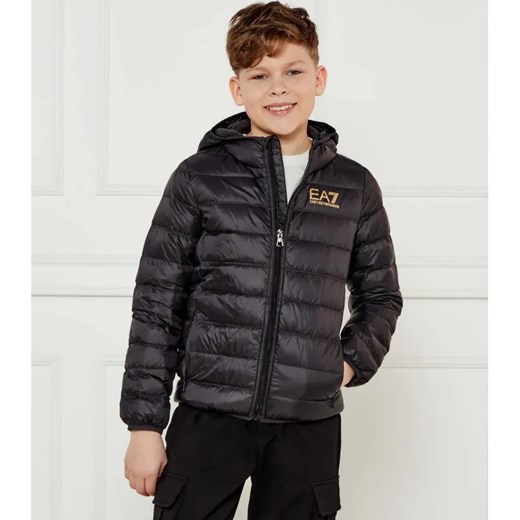 EA7 Puchowa kurtka | Regular Fit ze sklepu Gomez Fashion Store w kategorii Kurtki chłopięce - zdjęcie 184505713
