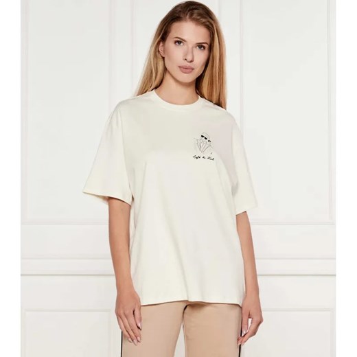 Karl Lagerfeld T-shirt Karl Lagerfeld x Jorge Parra | Oversize fit ze sklepu Gomez Fashion Store w kategorii Bluzki damskie - zdjęcie 184505780